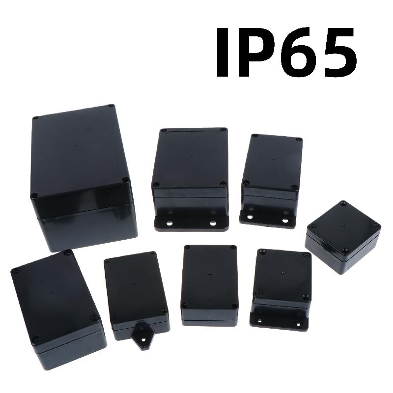Outdoor Power Solutions - Neue 1/3-teilige Kunststoff-Elektronikgehäuse IP65 Wasserdichte Schwarze