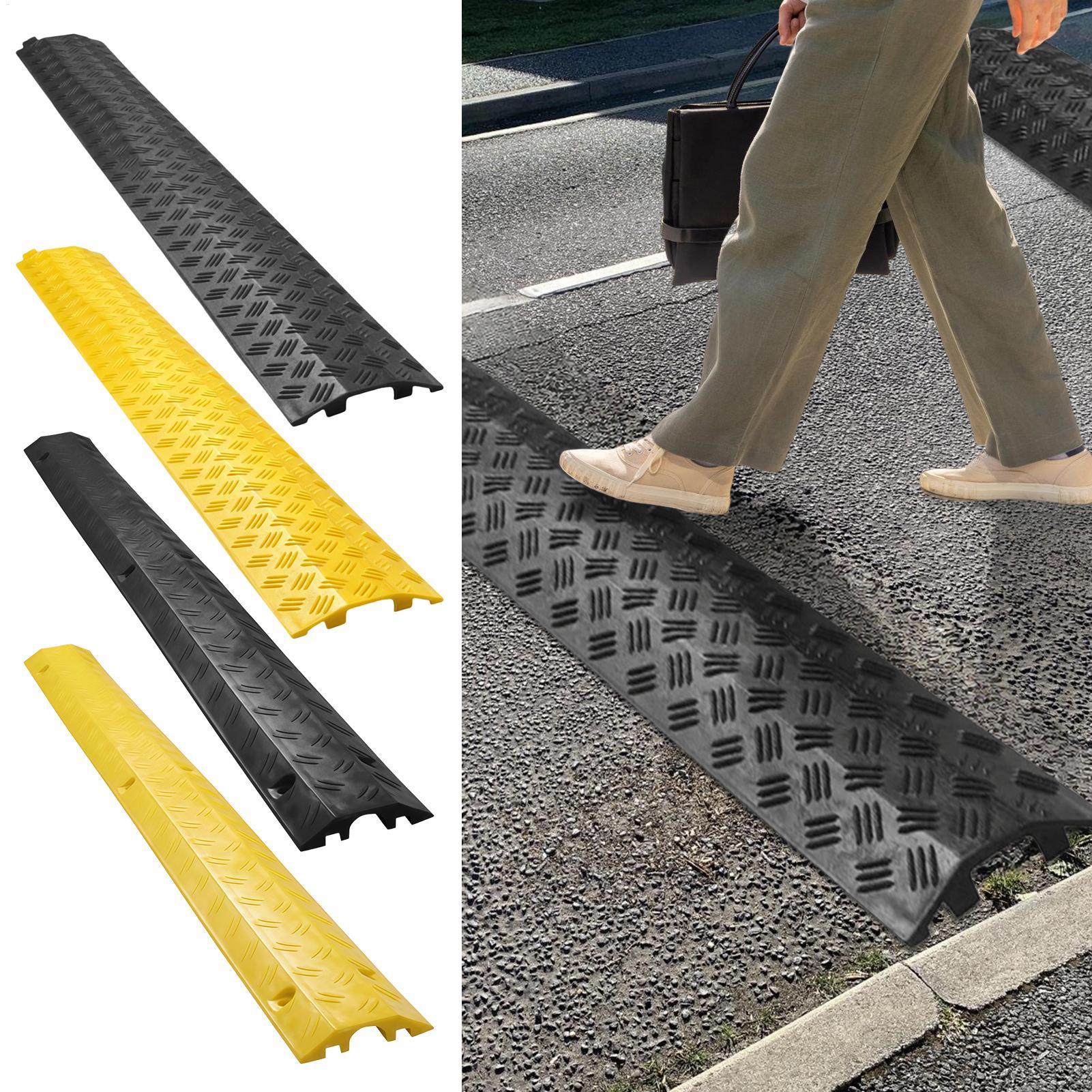 Outdoor Power Outlet Cover - Kabelschutzrampe Verlängerungskabel-Bodenschutz Stromleitungs-Verlängerungskabelabdeckung Kabelschutzrampe Drahtkabelabdeckung