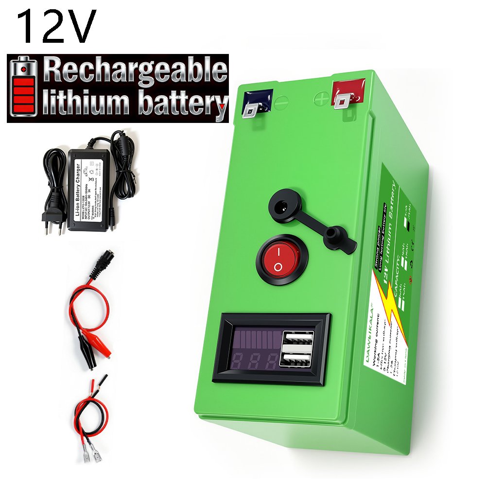Outdoor Power Solutions - 12V Akku 9Ah-21Ah 18650 Lithium-Akku-Pack für