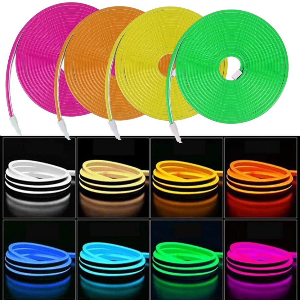 Outdoor Power Strip Weatherproof - 1-5m Neonlichtstreifen 6mm DIY LED SMD
