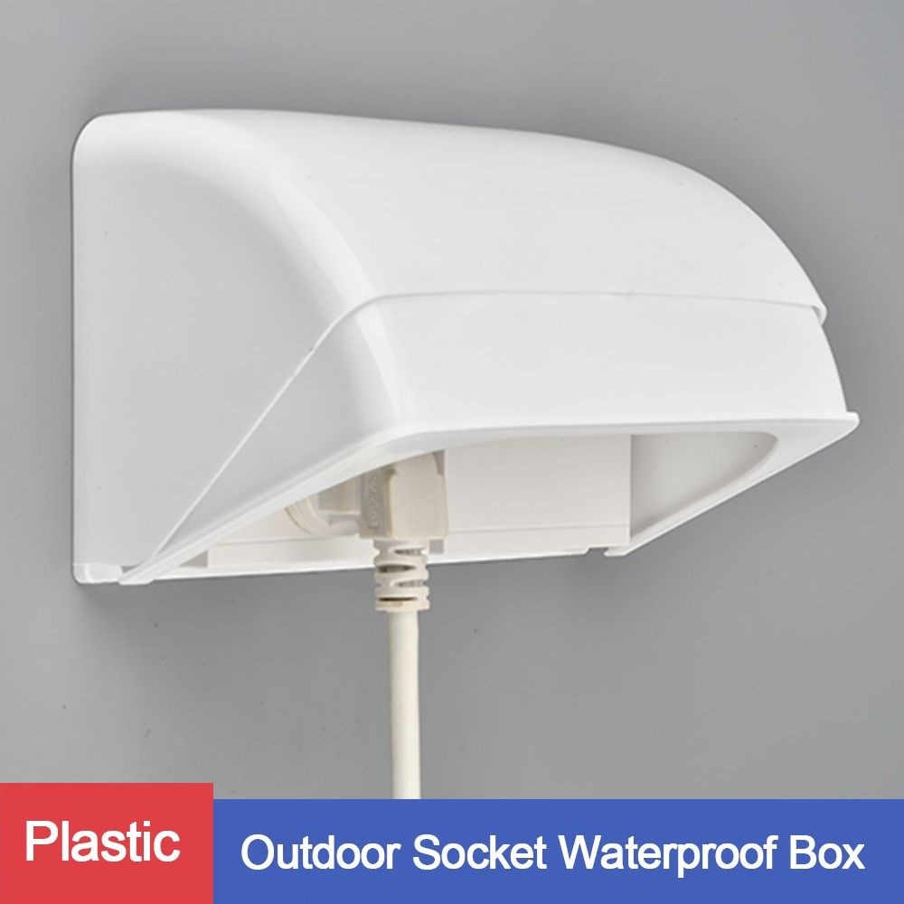 Outdoor Power Outlet Cover - 1Pcs Outdoor Steckdose Wasserdichte Box Elektrische