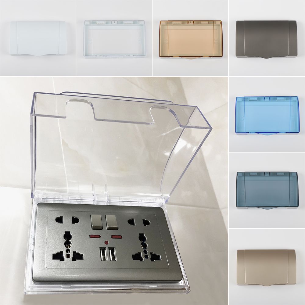 Outdoor Power Outlet Cover - 1pc 86 Typ Doppels teckdose Schutz