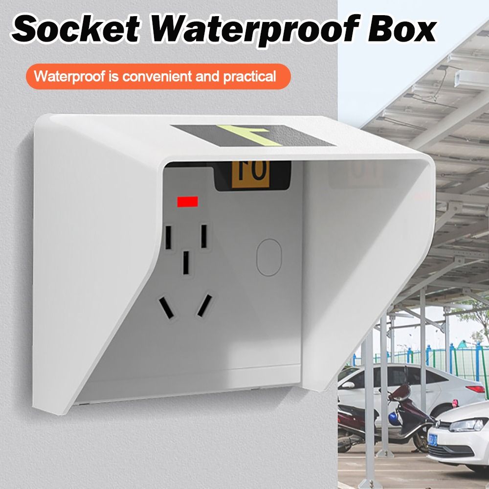 Neue wasserdichte Box mit Kuns – Outdoor Power Outlet Cover Bewertung und Preis