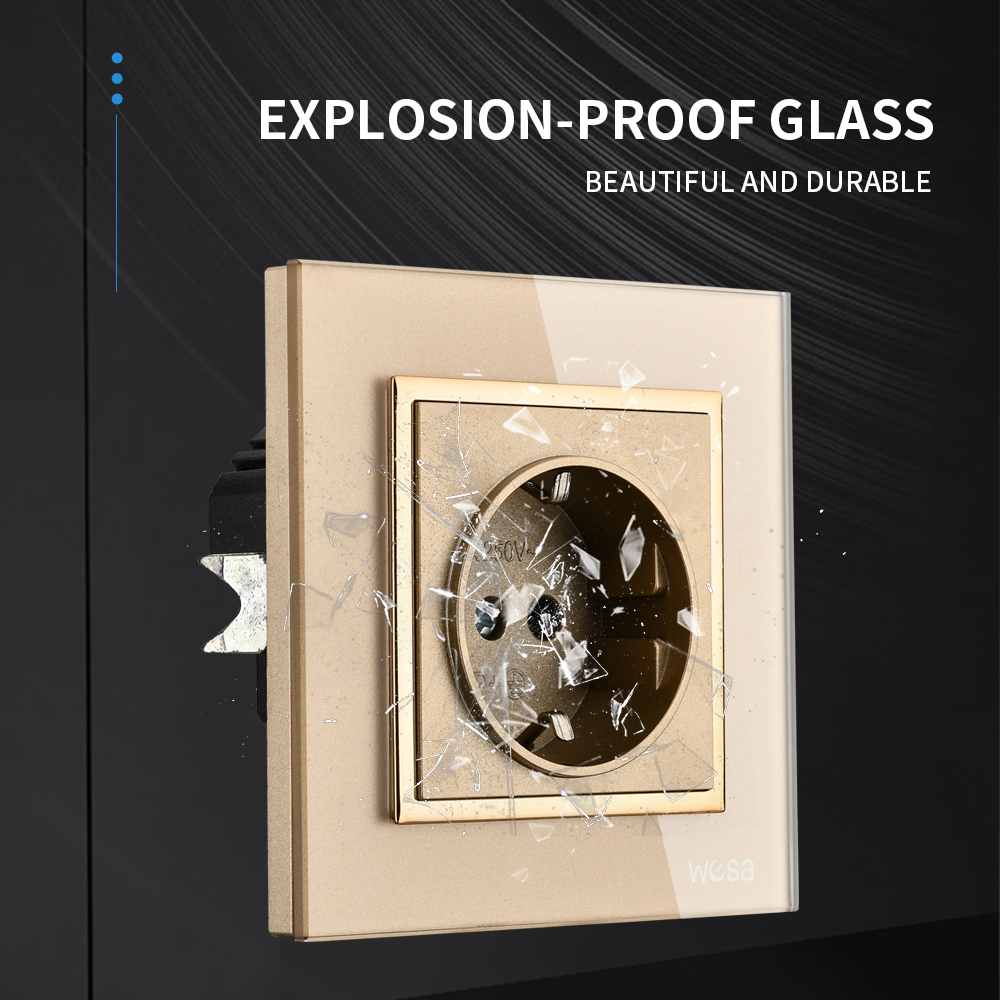 WESA Kristall gehärtetes Glas  – Outdoor Power Outlet Bewertung und Preis