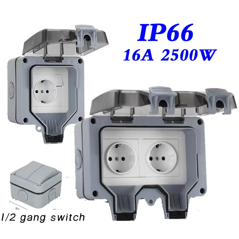 EU KR Wasserdichte Steckdosen  – Outdoor Power Parts Bewertung und Preis