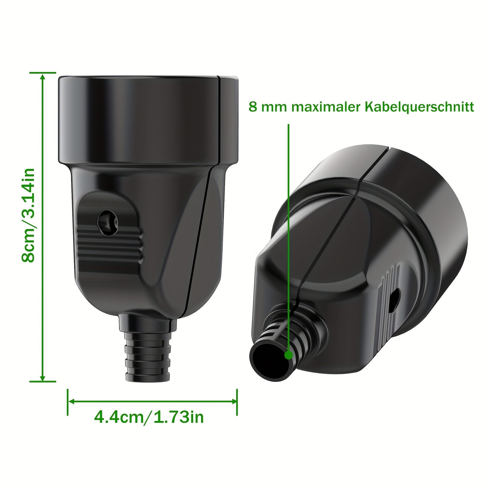 3er-Pack, Schuko-Kupplung, sch – Outdoor Power Outlet Bewertung und Preis