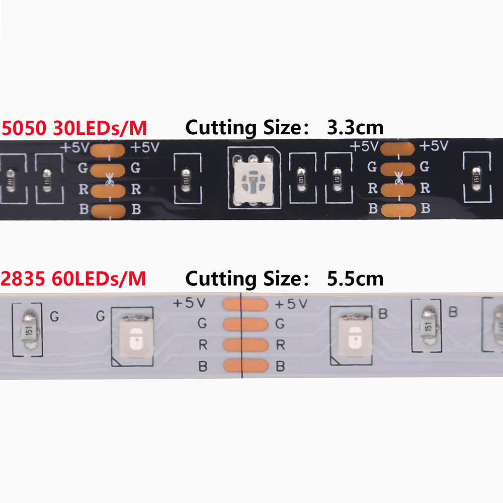 DC 5 V 5050 RGB-Streifen, LED- – Outdoor Power Strip Weatherproof Bewertung und Preis
