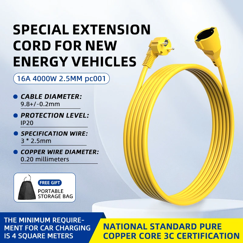 4KW 16A EU Schuko Steckdosenle – Extension Cord Outdoor Bewertung und Preis
