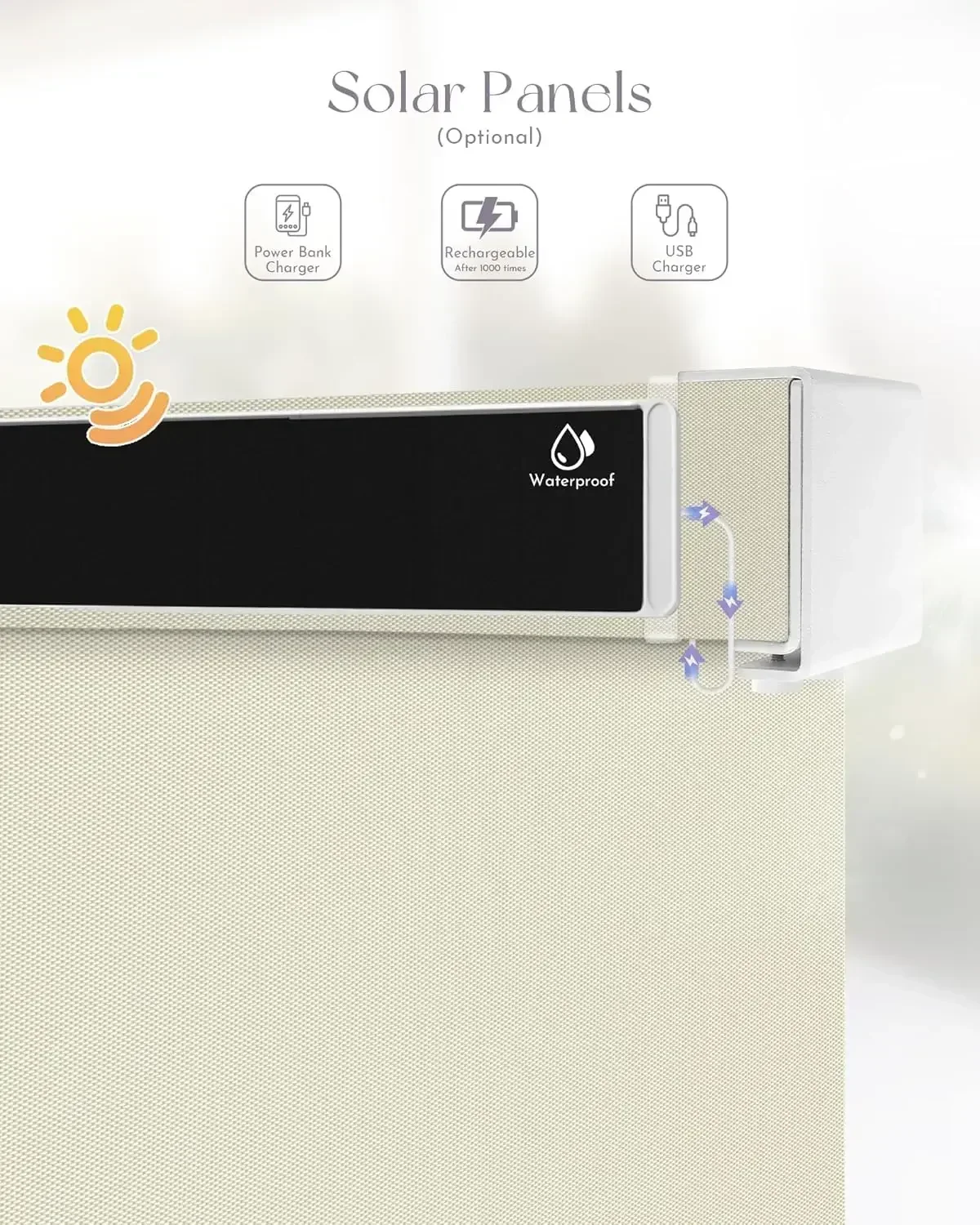 Motorisierte Außenjalousien fü – Outdoor Power Roller Shades Bewertung und Preis